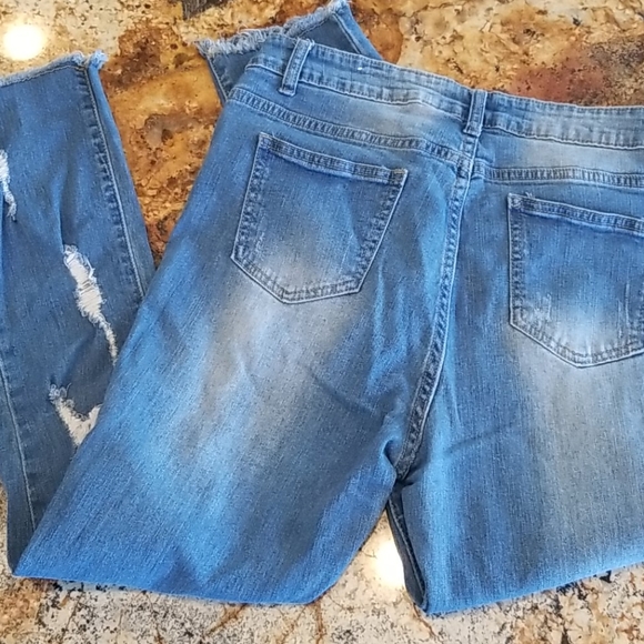 Sz 13/14 CoverGirl Distressed Jeans - Picture 4 of 5
